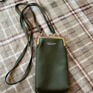 Crossbody wallet and cell phone holder